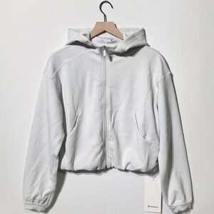 Lululemon Softstreme Full Zip Hoodie Light Vapor